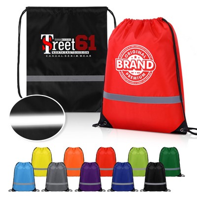 Reflective Drawstring Bag