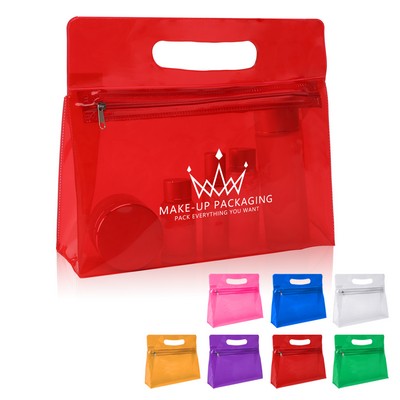 Translucent Vinyl Toiletry Bag