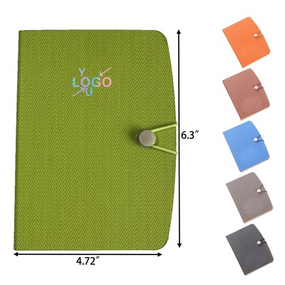 Flip Notebook with Pen Holder and Sticky Notes
