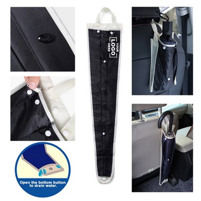 Automotive Seat Back Umbrella Storage Organizer