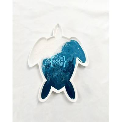 Turtle Shaped Ceramic Tray Ocean Vibes