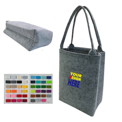 MOQ 10 pcs Sturdy Felt Shopping Bag