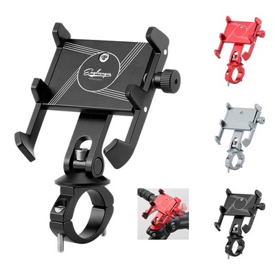 Metal Cushioned Adjustable Band Bike Phone Stand