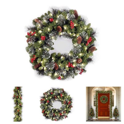 Pinecone & Berry Wreath