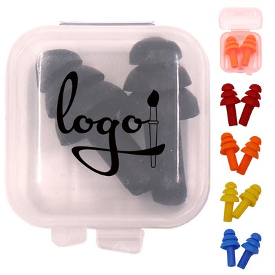 Silicone Noise Proof And Soundproof Earplugs