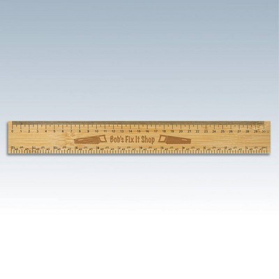 12" Bamboo Ruler