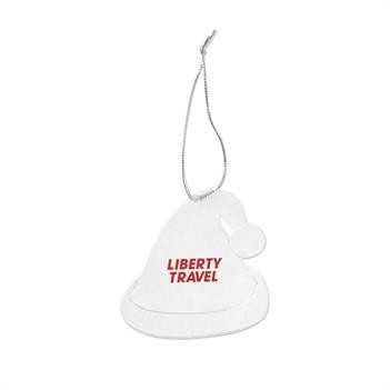 Acrylic Style Santa Ornament