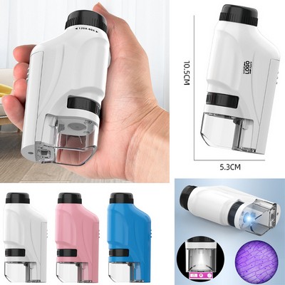 Kids Microscope with LED Light 60X-120X