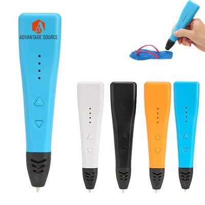 Safe Eco-Friendly 3D Printing Pen for Creative Projects