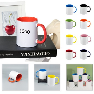 13 oz Two-Tone Latte Personalized Ceramic Mug