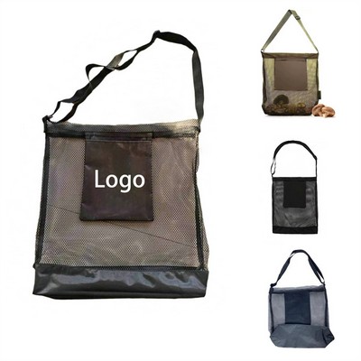 Foldable Large - Capacity Mesh Picking Storage Bag