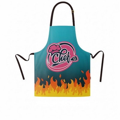 Poly Twill Sublimated Bib Apron (23"W X 34"H)