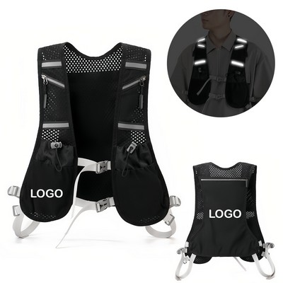 Reflective Sport Vest with Multi Pocket