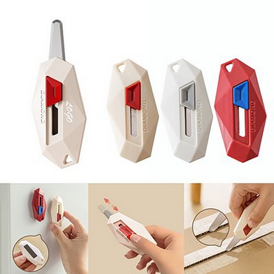 Magnetic Retractable Utility Knife for Safe and Convenient Cutting