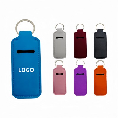 Neoprene Lip Balm Keychain
