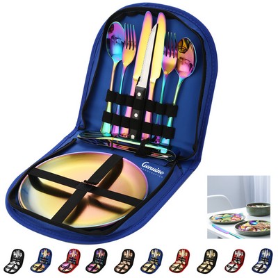 Camping Utensil Set with Case
