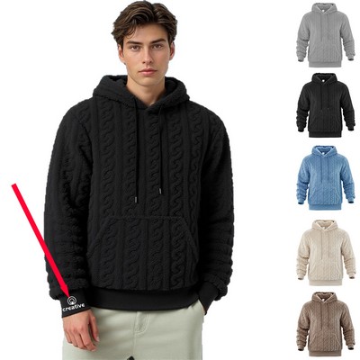 Thick Winter Pullover Fleece Hooded