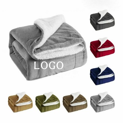 Personalized Plush Flannel Fleece Throw