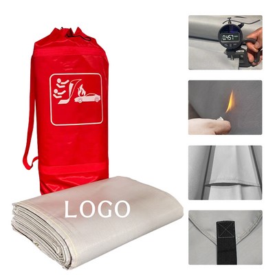 Glass-Fiber Fire Safety Cover for Vehicles