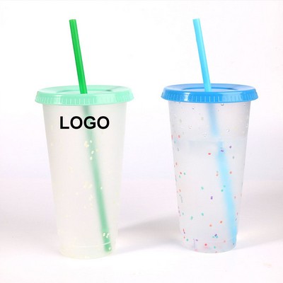 Plastic Transparent Color-changing Cup