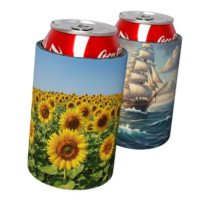 Premium Foam 12oz Can Cooler - No Bottom Design