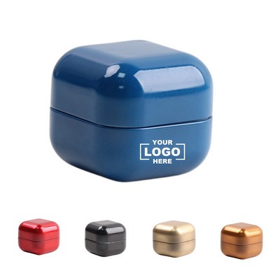 Compact Square Tin Can for Tea, Coffee, and Spices