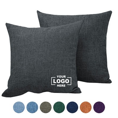 Premium Linen Pillow with Cotton Core