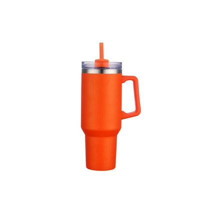 Endura 40 oz Orange Double Wall Vacuum Mug