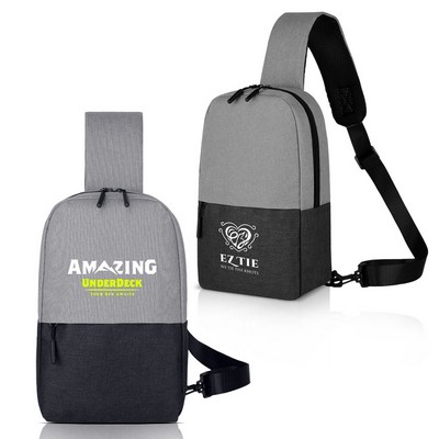Crossbody Two-Tone Sling Backpack