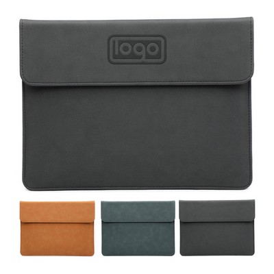 A4 PU Leather Laptop Bag