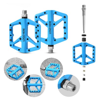 MTB Nylon Pedals Lightweight BMX Platform Pedals 9/16"