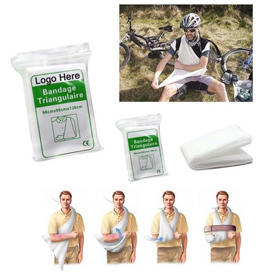Non-Woven Triangular Bandage for Outdoor Emergency Use