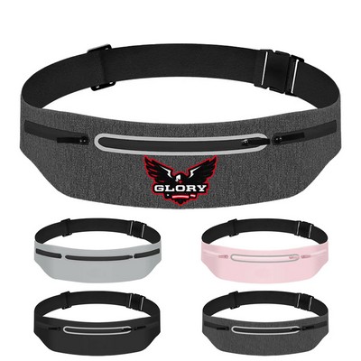 Reflective Pocket Light Running Belt