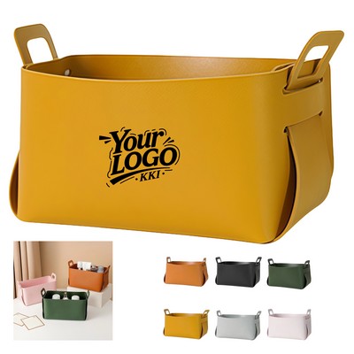 Leather Desk Organizer Set