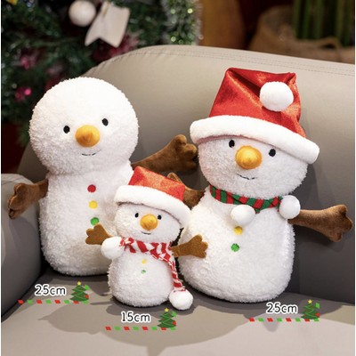 Christmas Tree Santa Snowman Gingerbread Man Plush Toy Holiday Decor Gift 15-60CM