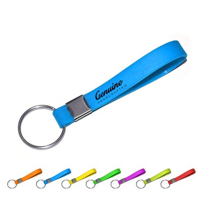 Hanging Silicone Strap Keychain
