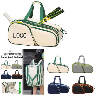 Portable Pickleball Bag Racket Padel Bag With Shoe Pocket
