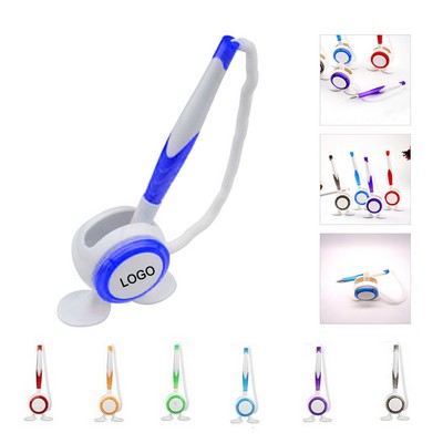 Desk Counter Ballpoint Pen With Stand