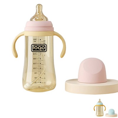 10oz Dual-Use Baby Feeding Bottle – Safe & Durable