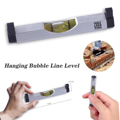 Hanging Bubble Line Level String Aluminum Tool Mini Building Trades Equipment Measure