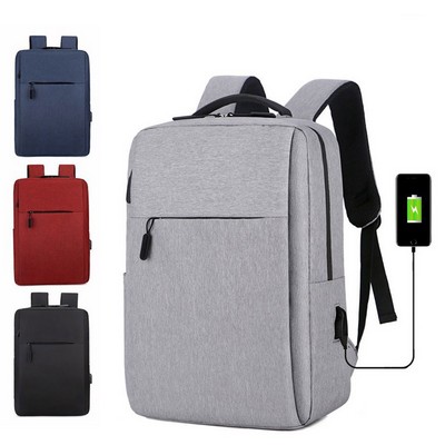 15" Laptop Backpack with USB Port