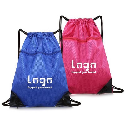 Heavy Oxford Fabric Sports Drawstring Backpack