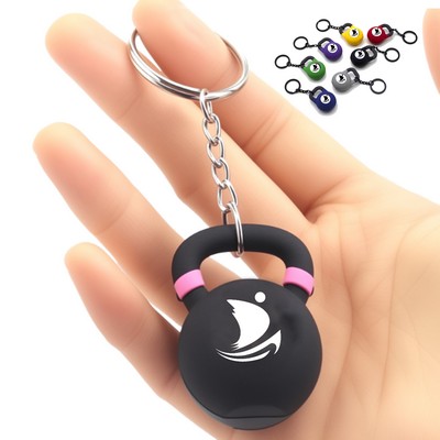 Fitness Kettlebell Keychain