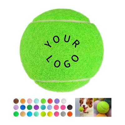 High Bounce Rubber Training Tennis Ball Durable Material