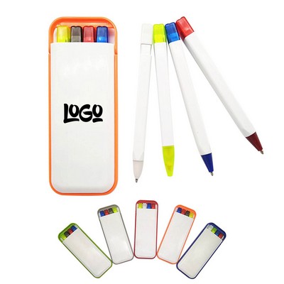 4 Pcs Personalized Stationery Pen Set