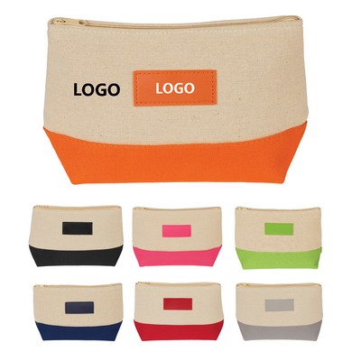 Canvas Cosmetic Bag