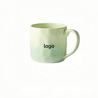 Gradient Color Ceramic Mug for Couples Breakfast and Office Coffee Moments