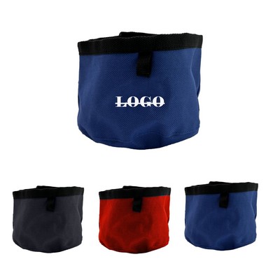 Oxford Folding Pet Travel Bowl