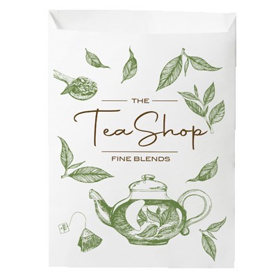 Full Color 2-Sided Food Safe Merchant Paper Bags (7.5" x 10")