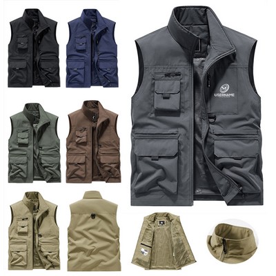 Men's Outdoor Utility Polyester Vest